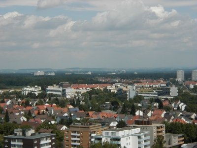 Vom Turm, Blick Ã¼ber Dietzenbach und Umgebung
Keywords: Dietzenbach Rundgang Spaziergang Aussichtsturm Umgebung